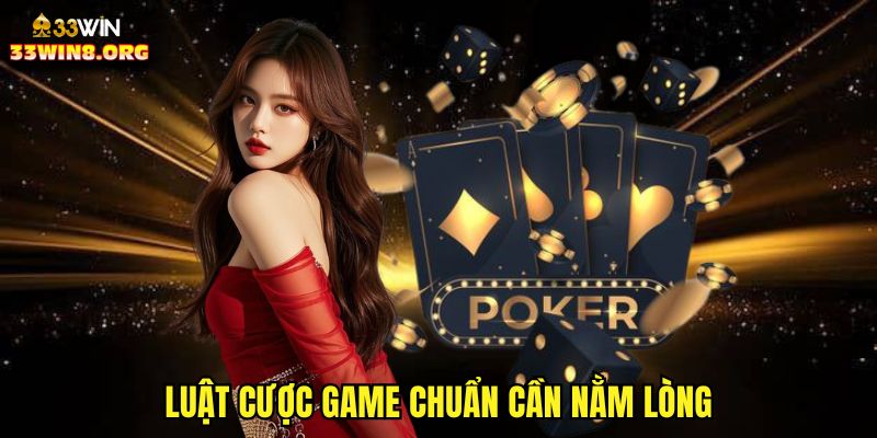 Luật cược game chuẩn cần nằm lòng